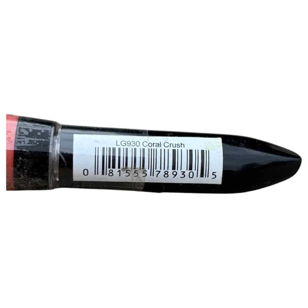 L.A. Colors Moisturizing Lip Gloss LG930‎ Coral Crush- Sealed- New without Box